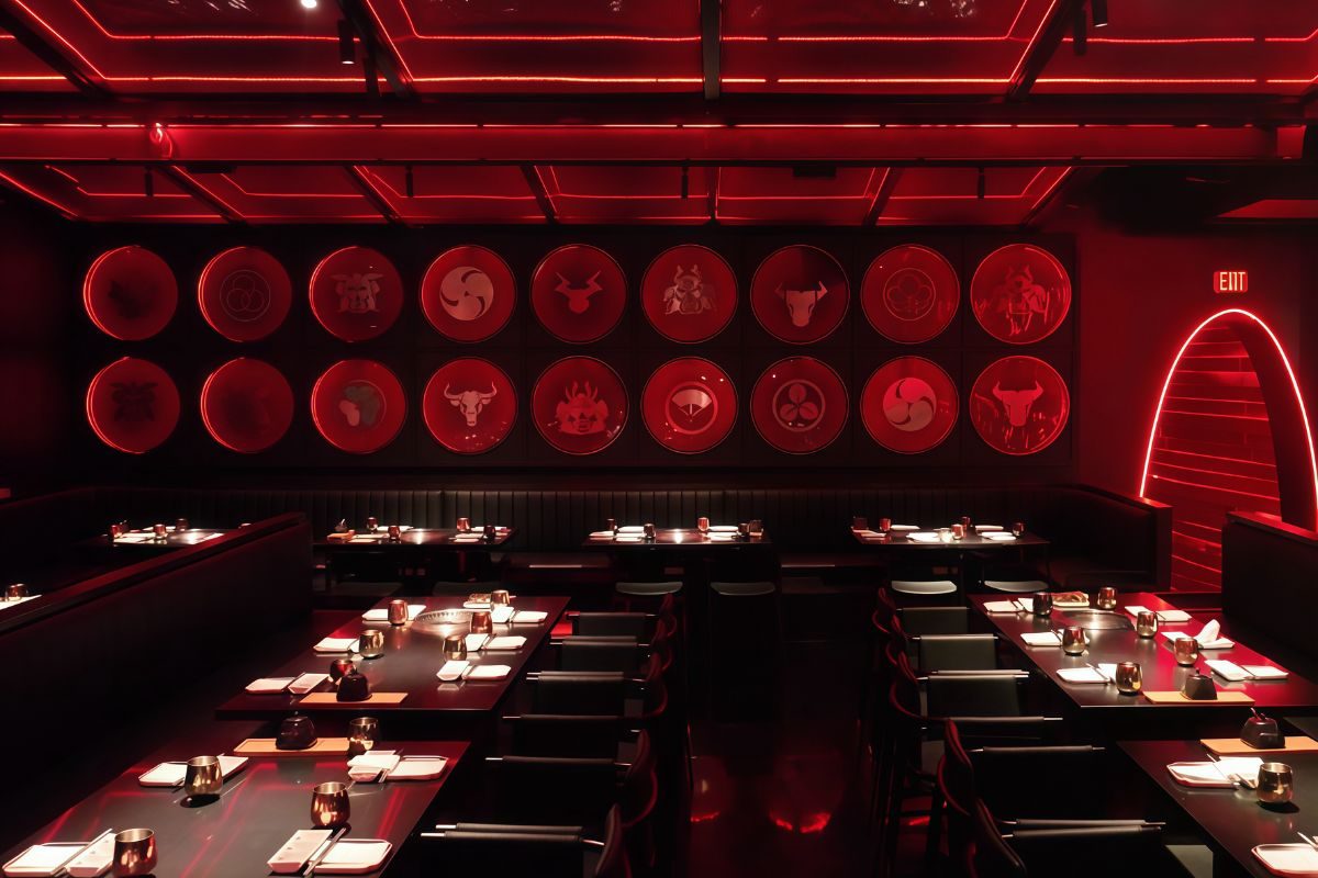 Wagyu House Atlanta rooftop dining room